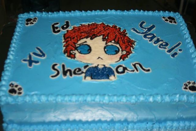Pastel XV años Ed Sheeran